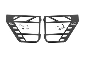 Jeep Wrangler Tubular Doors - Rear - Rough Country - Steel Tube - Black - '07-'10 Jeep Wrangler Tubular Doors - Rear - Rough Country - Steel Tube - Black - '07-'10